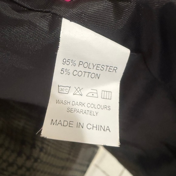 Flex Supply Mens Houndstooth Button Up Mid Length Coat Jacket Olive Black XL - Picture 6 of 11